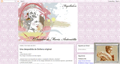 Desktop Screenshot of eltocadordemariaantonietta.blogspot.com