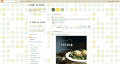 Desktop Screenshot of alifeinfood.blogspot.com