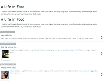 Tablet Screenshot of alifeinfood.blogspot.com