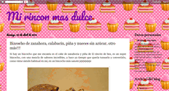 Desktop Screenshot of mirinconmasdulce.blogspot.com