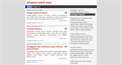 Desktop Screenshot of phoenix-saint-alex.blogspot.com