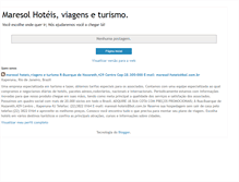 Tablet Screenshot of maresolhoteisviagens.blogspot.com