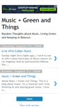Mobile Screenshot of musicandgreen.blogspot.com