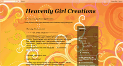 Desktop Screenshot of heavenlygirlcreations.blogspot.com