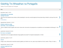 Tablet Screenshot of gaelico.blogspot.com