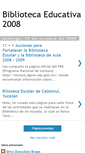 Mobile Screenshot of bibliotecaeducativa2008.blogspot.com