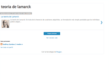 Tablet Screenshot of la-lamarck.blogspot.com