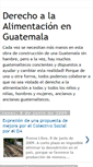 Mobile Screenshot of derechoaalimentacionenguatemala.blogspot.com