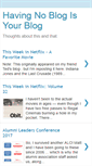 Mobile Screenshot of having-no-blog-is-your-blog.blogspot.com