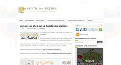 Desktop Screenshot of lagazettedesancetres.blogspot.com