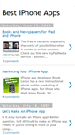 Mobile Screenshot of bestiphoneapps.blogspot.com