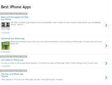 Tablet Screenshot of bestiphoneapps.blogspot.com