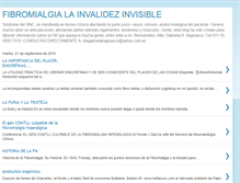 Tablet Screenshot of fibromialgiainvalidezinvisible.blogspot.com