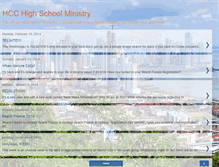 Tablet Screenshot of hcchsministry.blogspot.com
