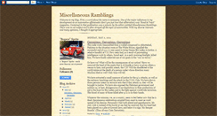 Desktop Screenshot of chris-miscellaneousramblings.blogspot.com