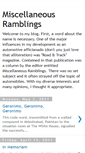 Mobile Screenshot of chris-miscellaneousramblings.blogspot.com