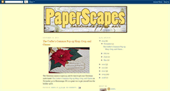 Desktop Screenshot of mypaperscapes.blogspot.com