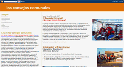 Desktop Screenshot of losconsejoscomunales.blogspot.com