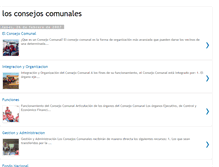 Tablet Screenshot of losconsejoscomunales.blogspot.com