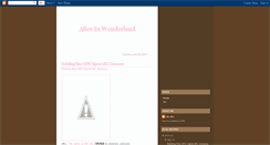 Desktop Screenshot of aikalice-in-wonderland.blogspot.com