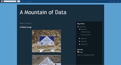 Desktop Screenshot of amountainofdata.blogspot.com