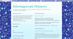 Desktop Screenshot of informagiovaniortonovo.blogspot.com