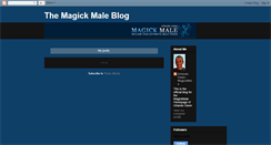 Desktop Screenshot of magickmale.blogspot.com