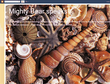 Tablet Screenshot of mightybearspeaks.blogspot.com