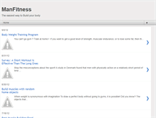 Tablet Screenshot of manfitness.blogspot.com