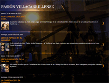 Tablet Screenshot of pasionvillacarrillense.blogspot.com