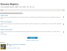 Tablet Screenshot of domains-registry.blogspot.com