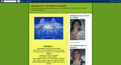 Desktop Screenshot of agrupacionciudadanapueblo.blogspot.com
