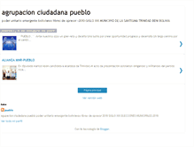 Tablet Screenshot of agrupacionciudadanapueblo.blogspot.com