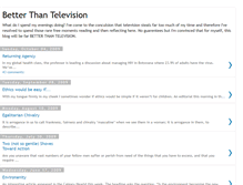 Tablet Screenshot of betterthantelevision.blogspot.com