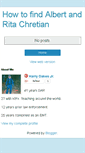 Mobile Screenshot of albertandritachretian.blogspot.com