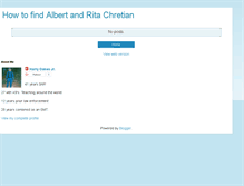 Tablet Screenshot of albertandritachretian.blogspot.com
