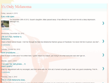 Tablet Screenshot of itsonlymelanoma.blogspot.com