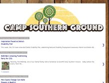 Tablet Screenshot of campsouthernground.blogspot.com