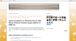 Desktop Screenshot of oracle-mssql-dba.blogspot.com