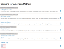 Tablet Screenshot of americanmotherscoupons.blogspot.com