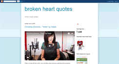 Desktop Screenshot of broknheartquotes.blogspot.com