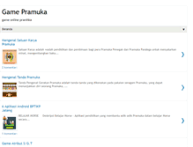 Tablet Screenshot of gamepramuka.blogspot.com