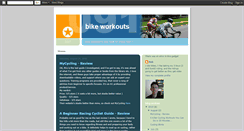 Desktop Screenshot of bikeworkouts.blogspot.com