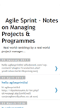Mobile Screenshot of agilesprint.blogspot.com