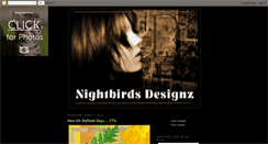 Desktop Screenshot of nightbirdsdesignz.blogspot.com