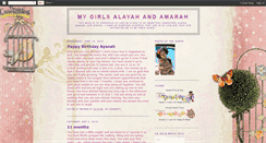 Desktop Screenshot of mybabyalayah.blogspot.com