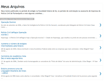 Tablet Screenshot of meusarquivosjornalismo.blogspot.com