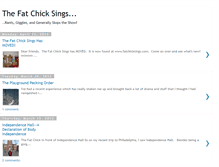 Tablet Screenshot of fatchicksings.blogspot.com