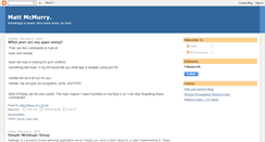 Desktop Screenshot of mattmcmurry.blogspot.com