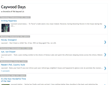 Tablet Screenshot of caywood.blogspot.com